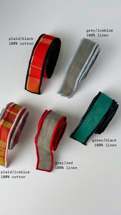 Ribbon - Grey/Red