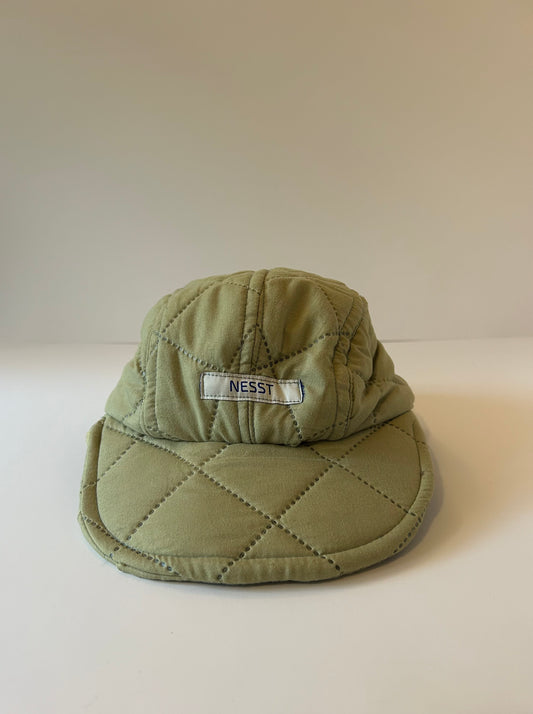 Hat Green Quilted