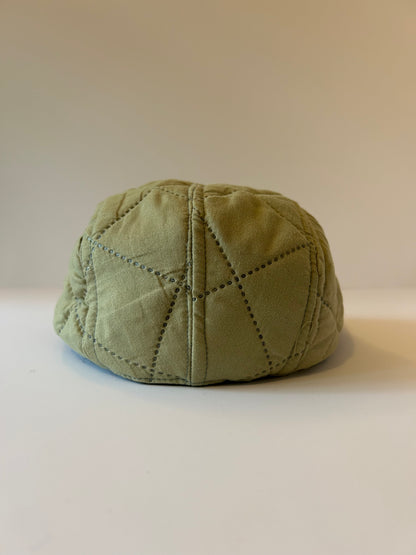 Hat Green Quilted