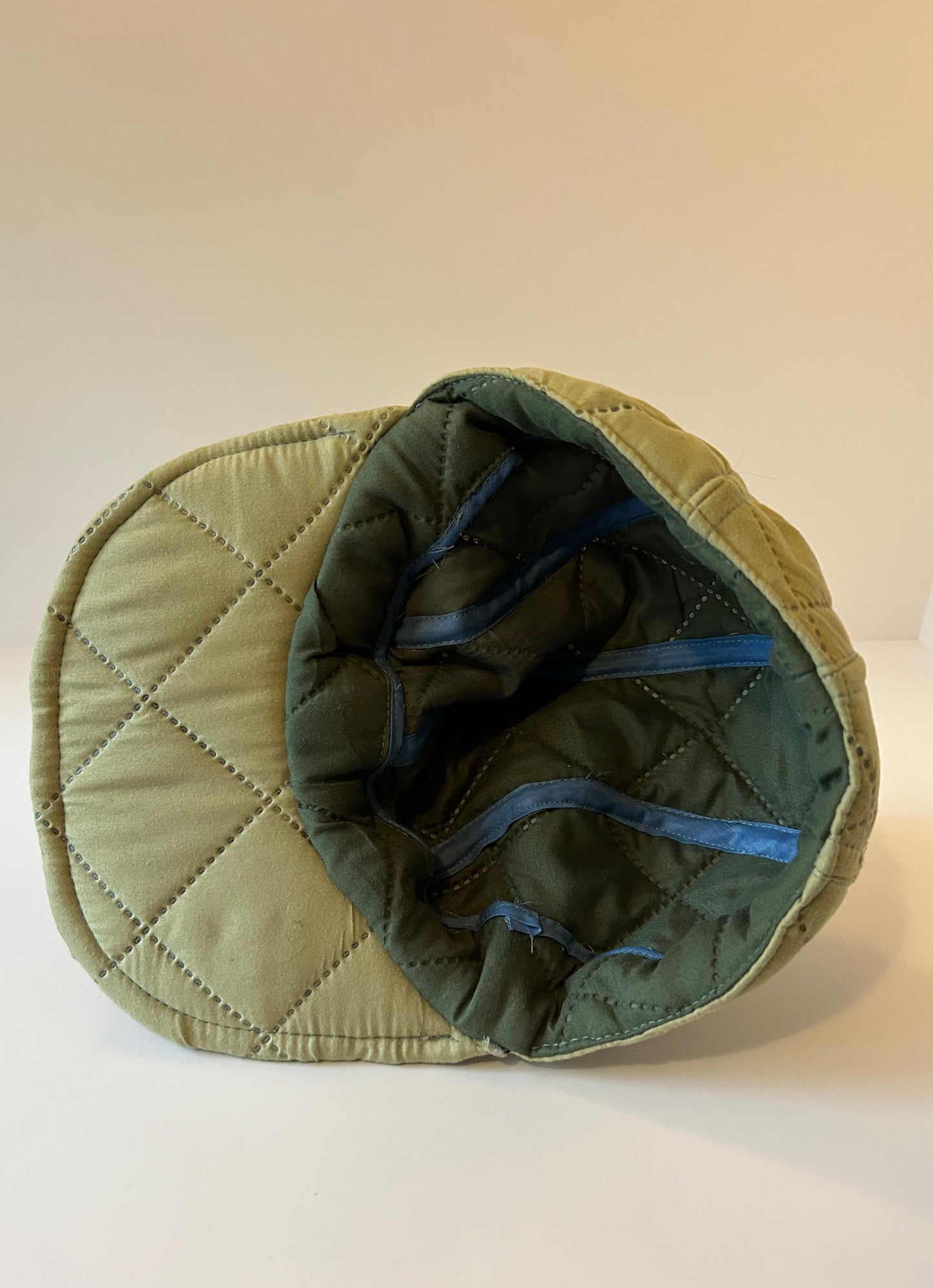 Hat Green Quilted