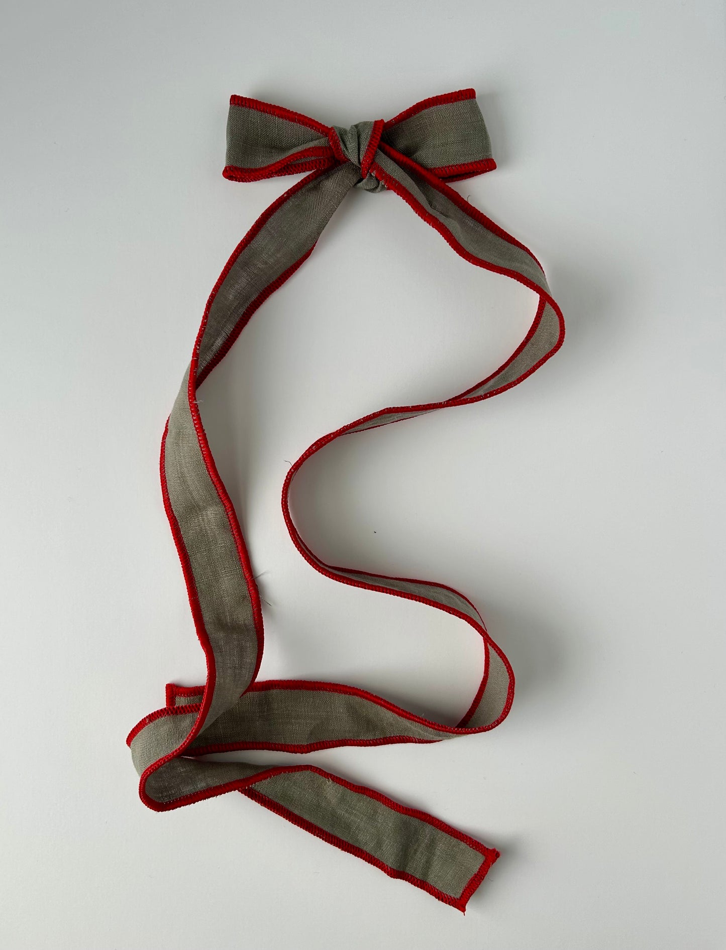 Ribbon - Grey/Red