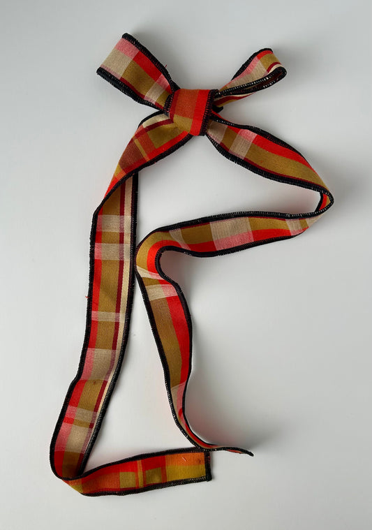 Ribbon - Plaid/Black