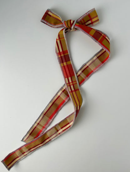 Ribbon - Plaid/Ice Blue