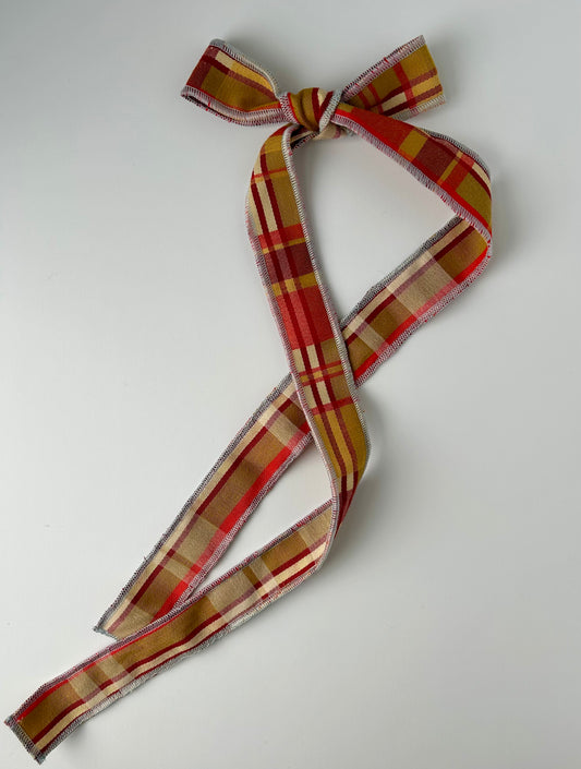Ribbon - Plaid/Ice Blue